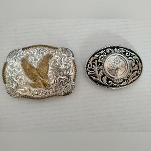 Cowboy belt buckles